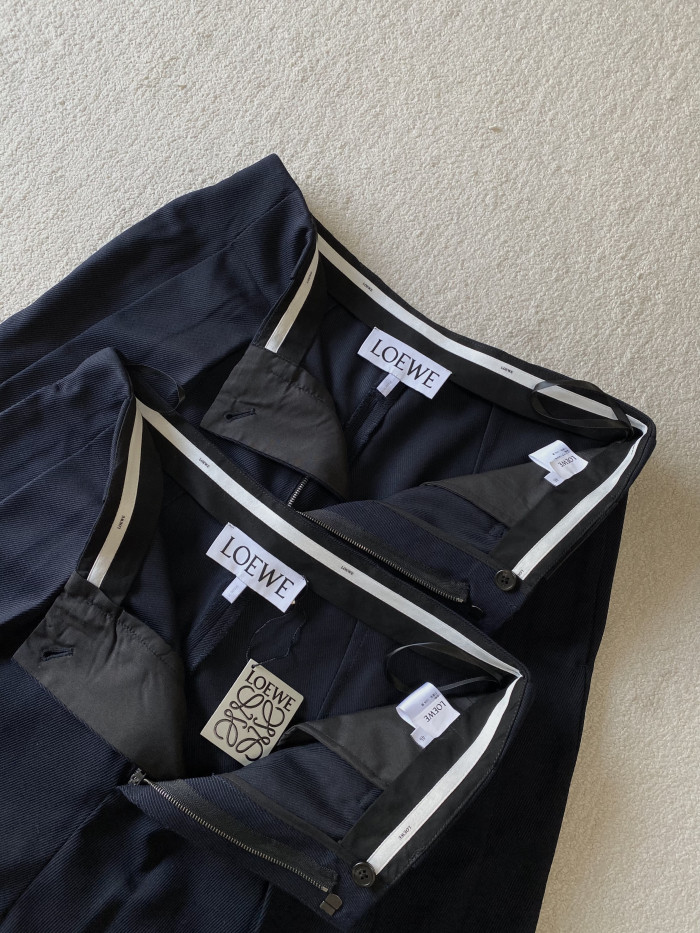 NIGO Loewe Trousers in Wool Blue #nigo334437