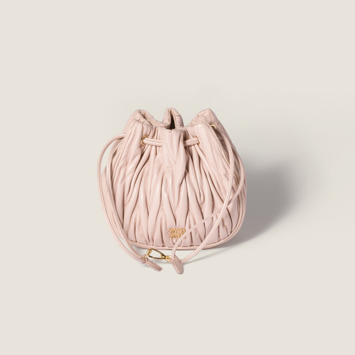 NIGO MiuMiu Black Matelassé Nappa Leather Pouch #nigo334669