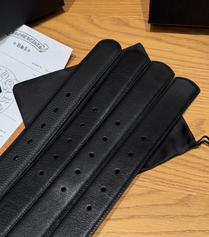 NIGO Chrome Herats Church Rivet Cowhide Belt #nigo334671