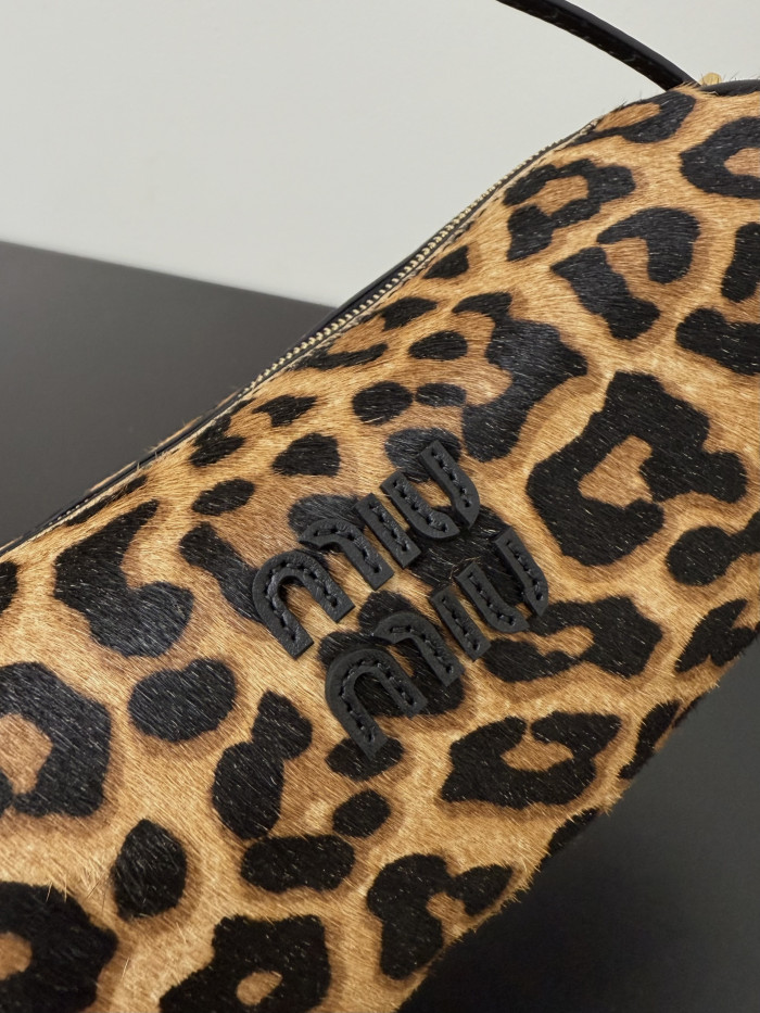 NIGO MiuMiu Honey Printed Leather Pouch #nigo334715