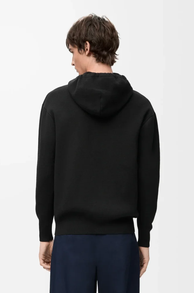 NIGO Loewe Zip-up hoodie in wool Brown #nigo334661