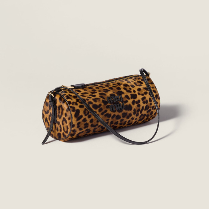NIGO MiuMiu Honey Printed Leather Pouch #nigo334715