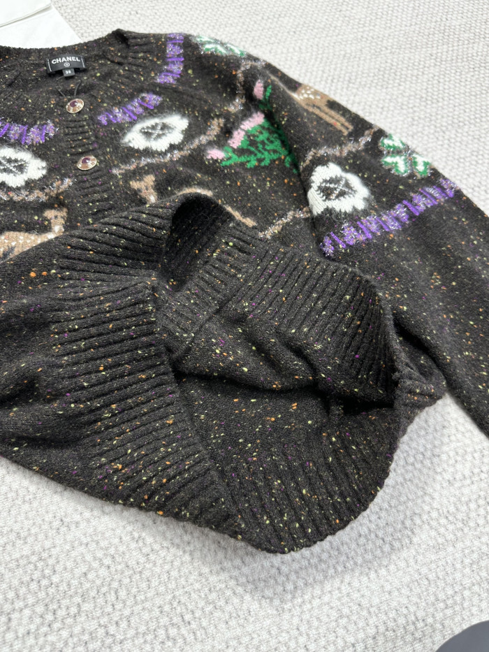 NIGO Chanel Cashmere Cardigan Brown #nigo334446