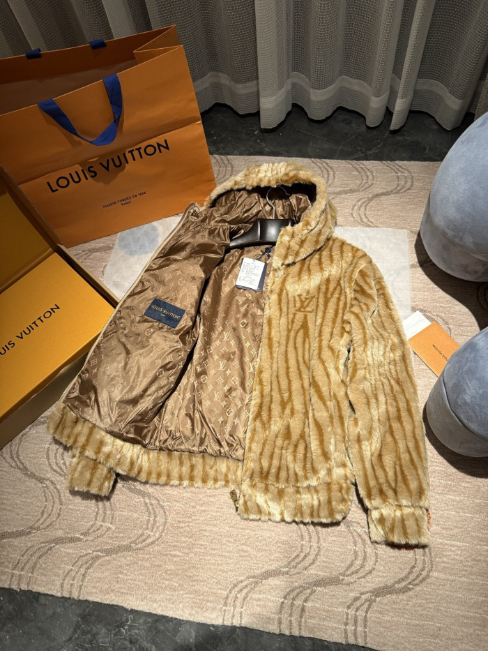 NIGO Louis Vuitton Epi Fleece Hooded Blouson #nigo334486