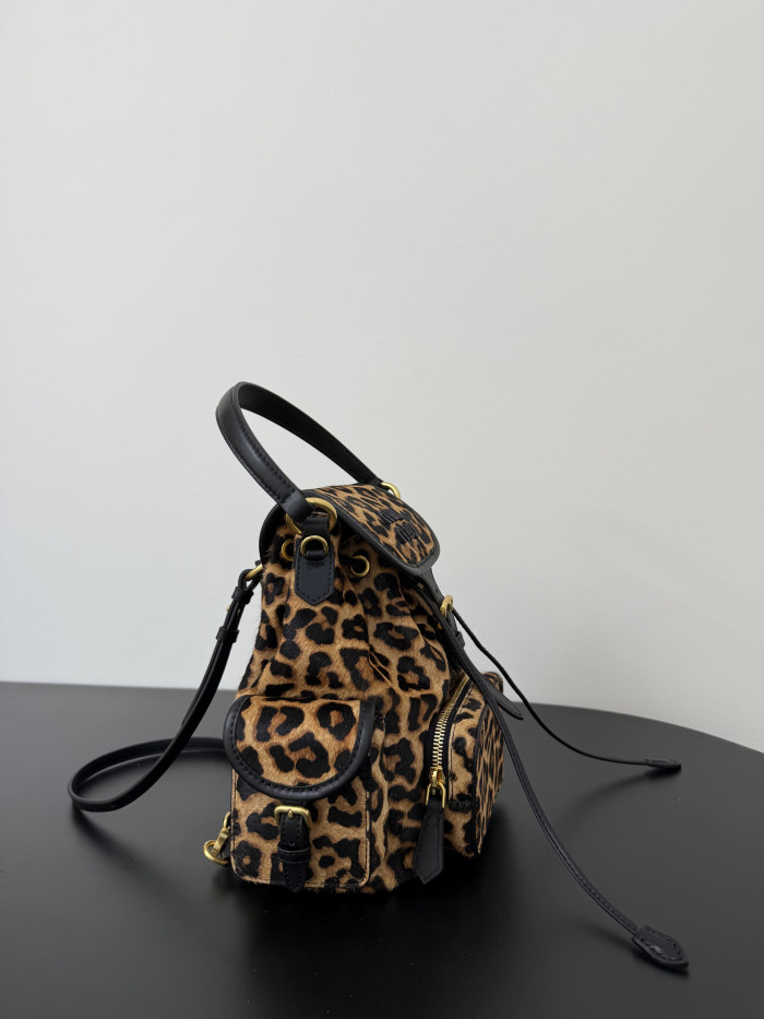 NIGO MiuMiu Honey Printed Leather Backpack #nigo334714