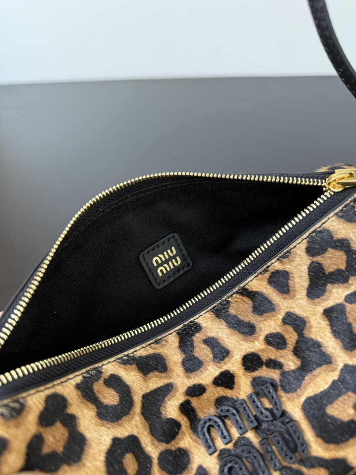 NIGO MiuMiu Honey Printed Leather Pouch #nigo334715