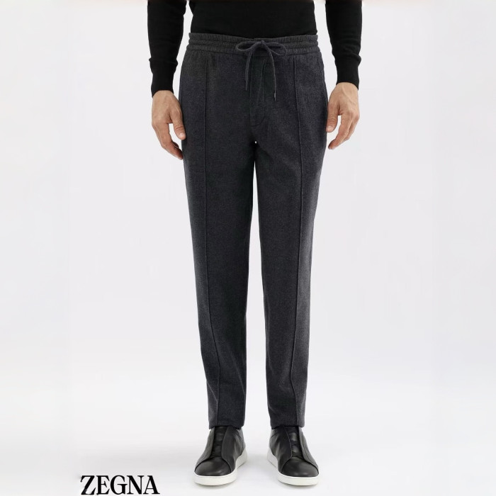 NIGO Zegna Grey Mélange Wool Joggers #nigo334675