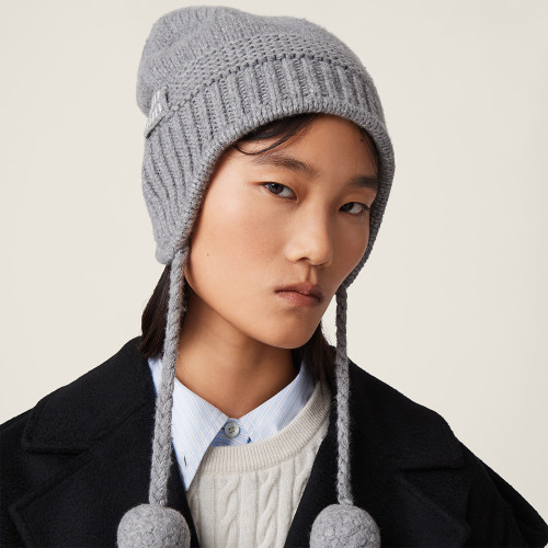 NIGO MiuMiu Wool and Cashmere Hat Gray #nigo334924