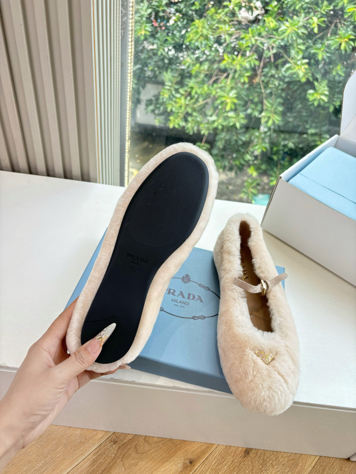 NIGO Prada Women's Plush Mary Jane Loafers #nigo334919