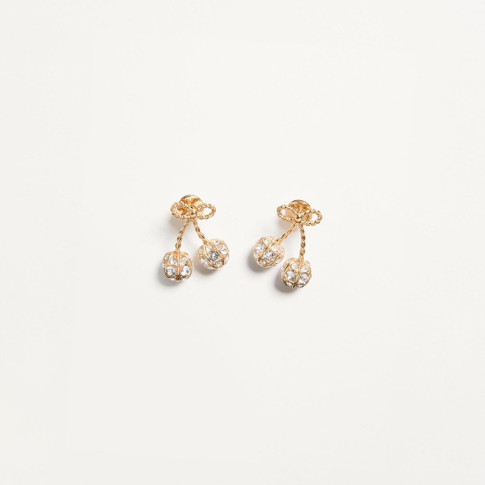 NIGO Valentino Cherryfic Bracelet Earrings Necklace In Metal And Swarovski Woman #nigo334787