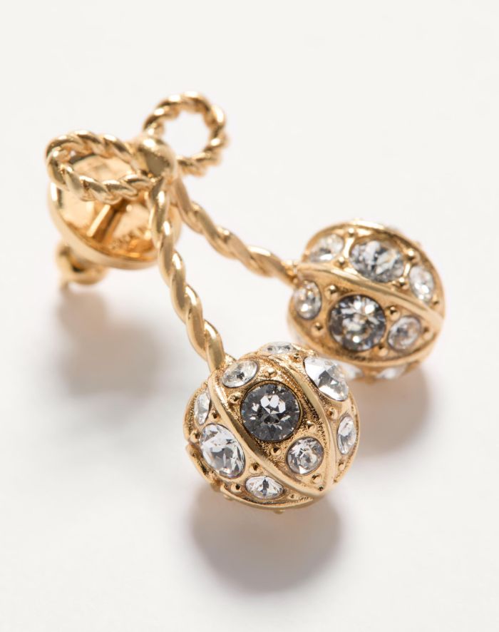 NIGO Valentino Cherryfic Bracelet Earrings Necklace In Metal And Swarovski Woman #nigo334787
