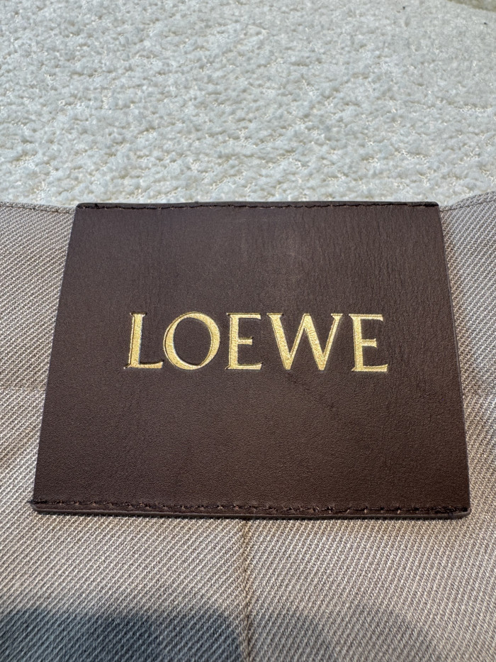 NIGO Loewe Belted Trousers in Wool Brown #nigo334790