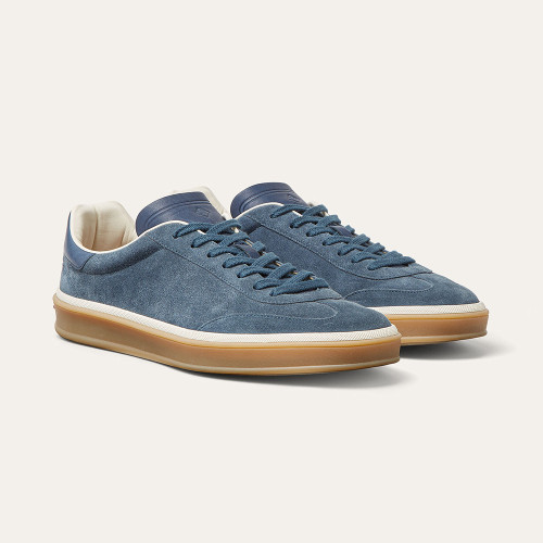 NIGO Loro Piana Men's Tennis Walk Dexun Sports Shoes Suede Round Toe Lace-Up Solid Color Four-Season Casual Shoes Low-Top Sneakers Ngvp #nigo315199