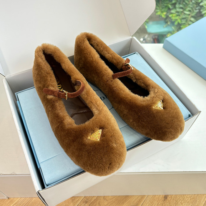 NIGO Prada Women's Plush Mary Jane Loafers #nigo334919