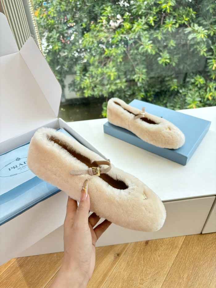 NIGO Prada Women's Plush Mary Jane Loafers #nigo334919