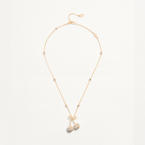 NIGO Valentino Cherryfic Bracelet Earrings Necklace In Metal And Swarovski Woman #nigo334787
