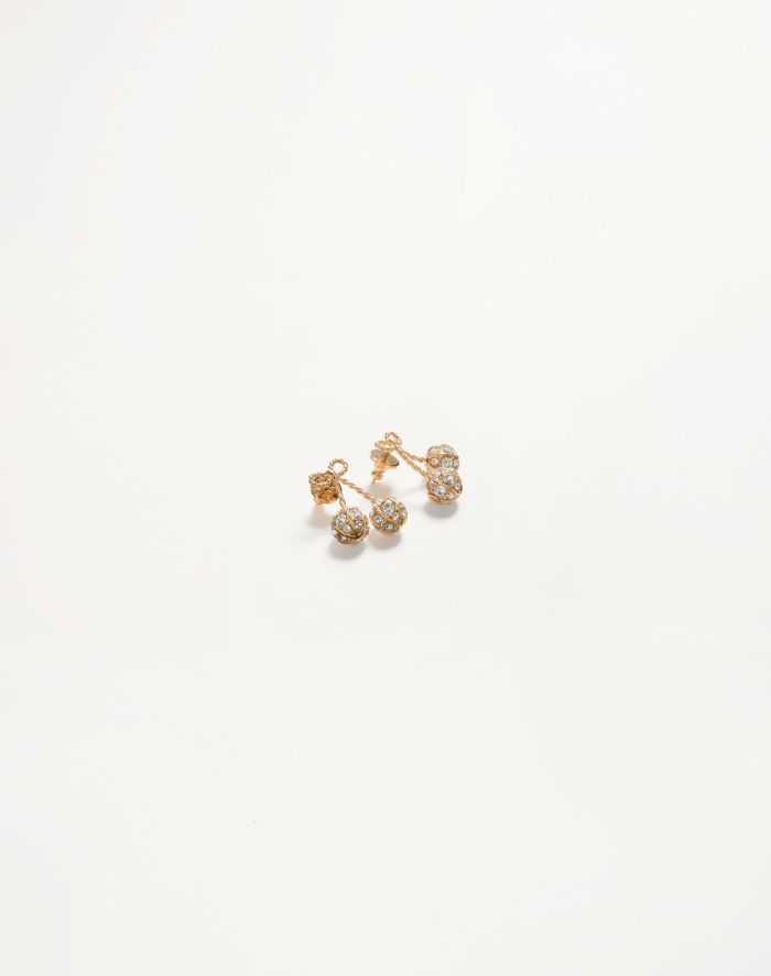 NIGO Valentino Cherryfic Bracelet Earrings Necklace In Metal And Swarovski Woman #nigo334787
