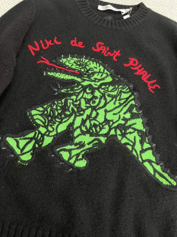 NIGO Louis Vuitton Dinosaur Monogram Long-sleeved Sweater #nigo334962