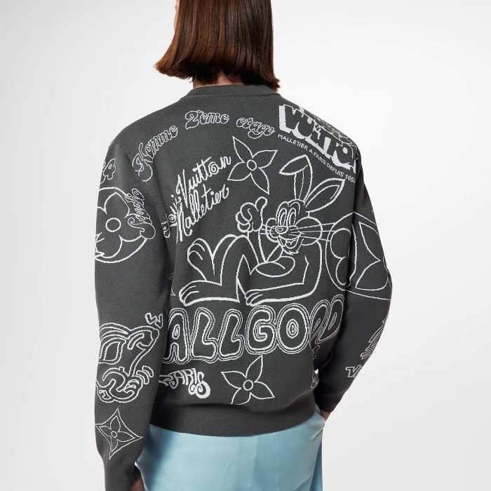 NIGO Louis Vuitton LV Rabbit Cartoon Knitted Sweater #nigo334961