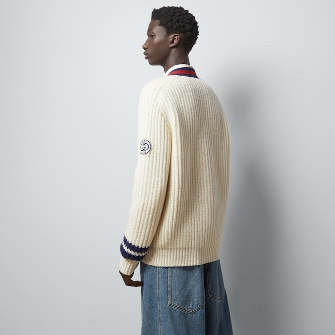 NIGO Gucci Men's and Women's Striped Cardigans #nigo335003