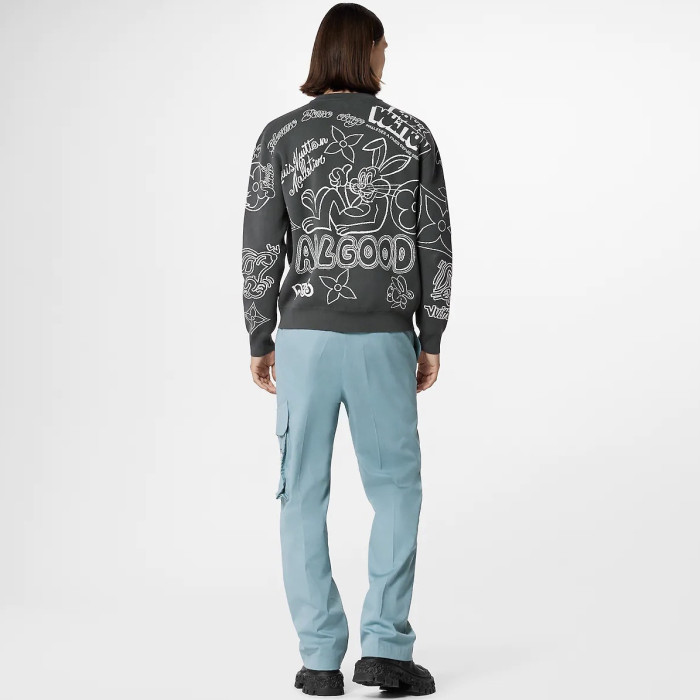 NIGO Louis Vuitton LV Rabbit Cartoon Knitted Sweater #nigo334961