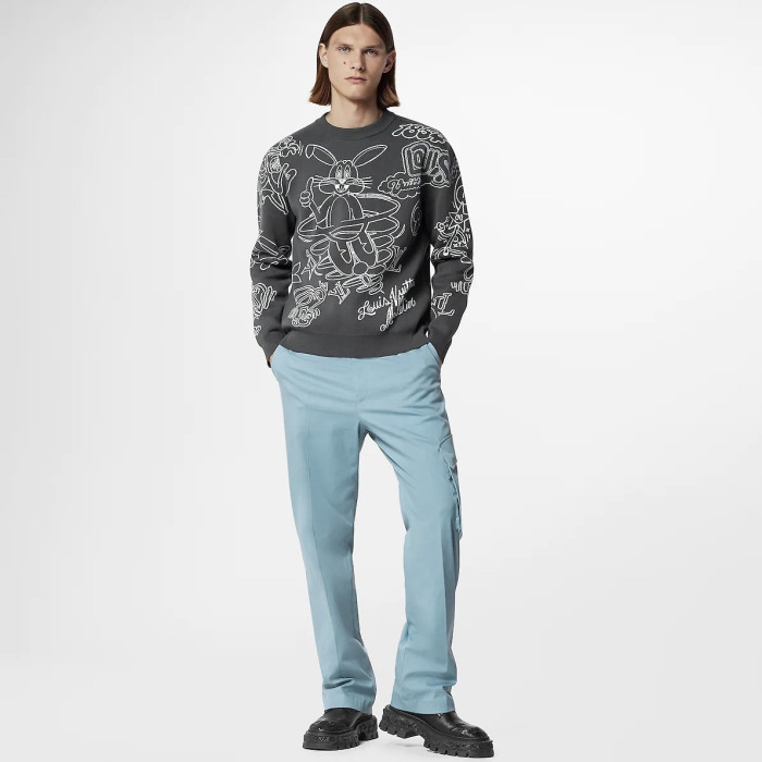 NIGO Louis Vuitton LV Rabbit Cartoon Knitted Sweater #nigo334961