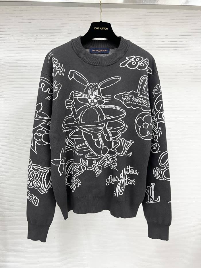 NIGO Louis Vuitton LV Rabbit Cartoon Knitted Sweater #nigo334961