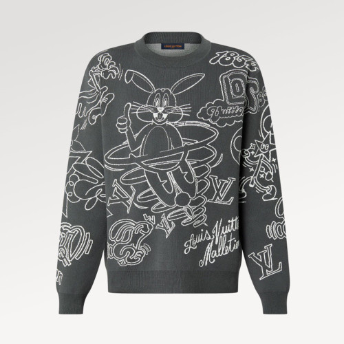 NIGO Louis Vuitton LV Rabbit Cartoon Knitted Sweater #nigo334961