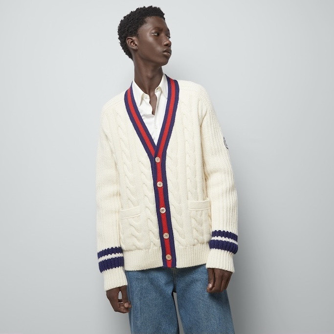 NIGO Gucci Men's and Women's Striped Cardigans #nigo335003