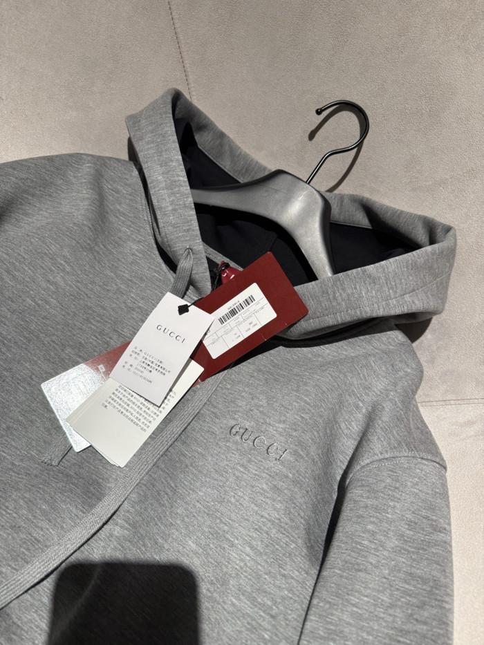 NIGO Gucci Double Viscose Jersey Sweatshirt in Grey Mélange #nigo335119