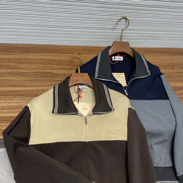 NIGO MiuMiu Blue grey Velour Blouson Zipper Jacket Navy Jersey Pants   #nigo335444