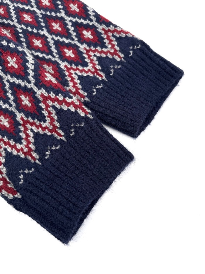 NIGO LOEWE Zip-up cardigan wool Blue #nigo335456