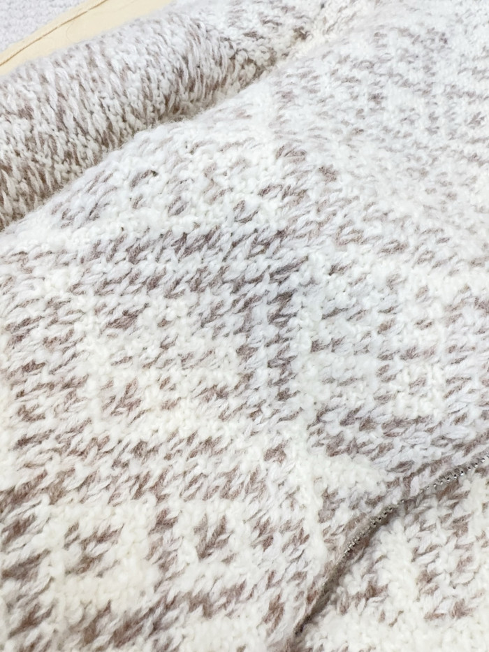 NIGO Loro Piana Paroo Bomber Sweater Cashmere White Beige#nigo335464