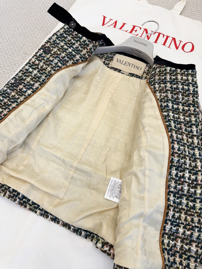 NIGO Valentino Tweed Jacket for Woman in Multicolor #nigo335463