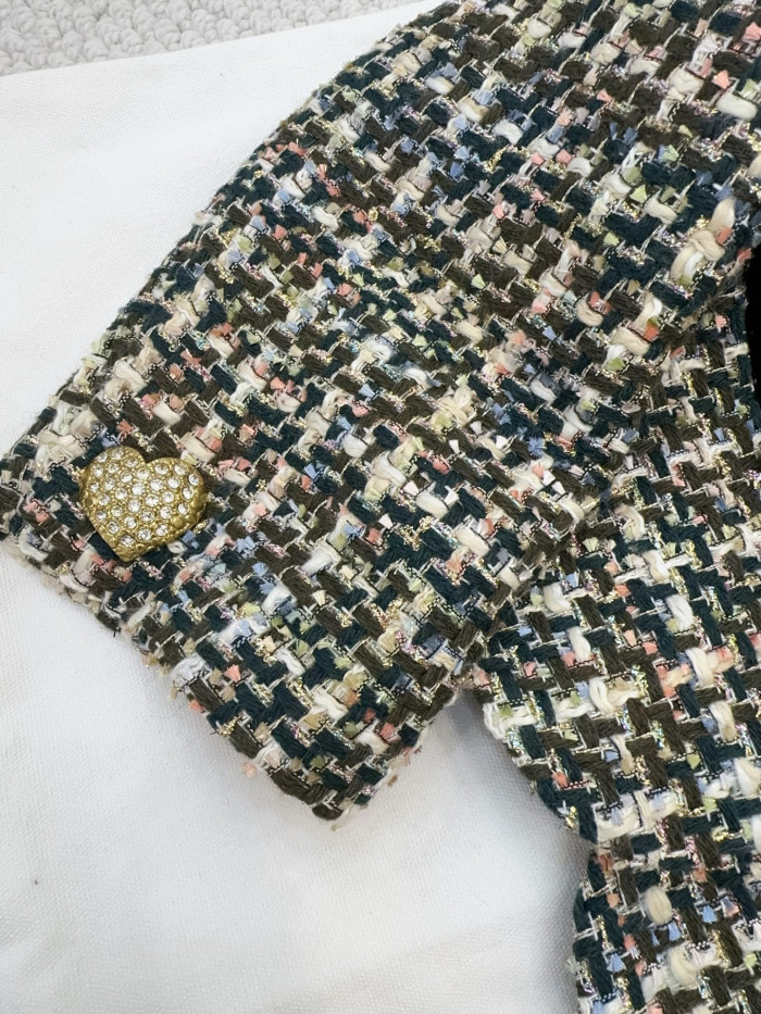 NIGO Valentino Tweed Jacket for Woman in Multicolor #nigo335463