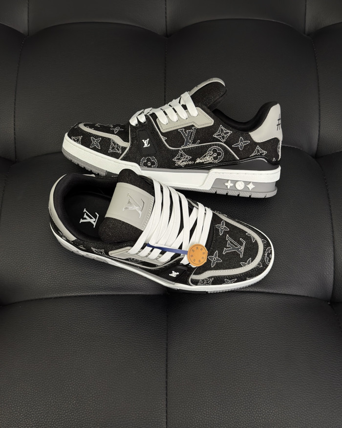 NIGO Louis Vuitton LV Trainer Sneaker Shoes 1AJ363 1AJ343 #nigo335591