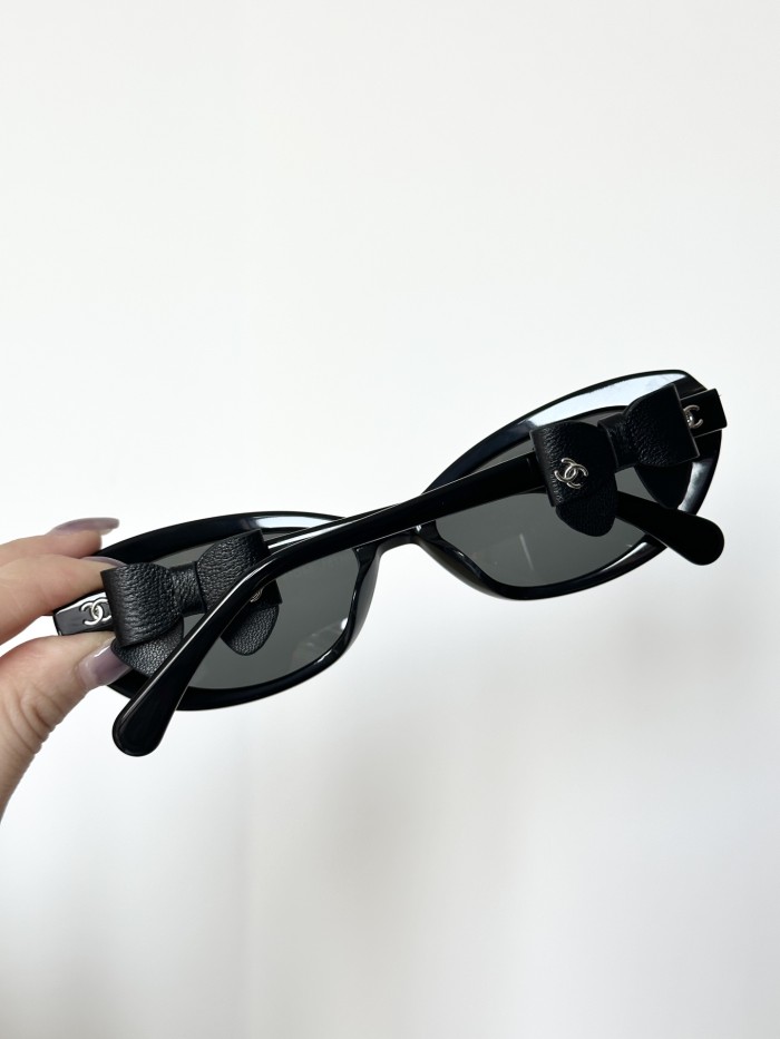 NIGO Chanel Cat Eye Sunglasses Acetate Calfskin #nigo335511