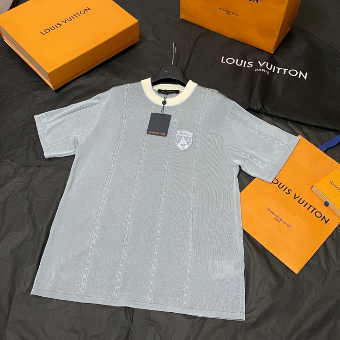 NIGO Louis Vuitton Silk-Cotton Short-Sleeved Crewneck 1AIJYI #nigo335509