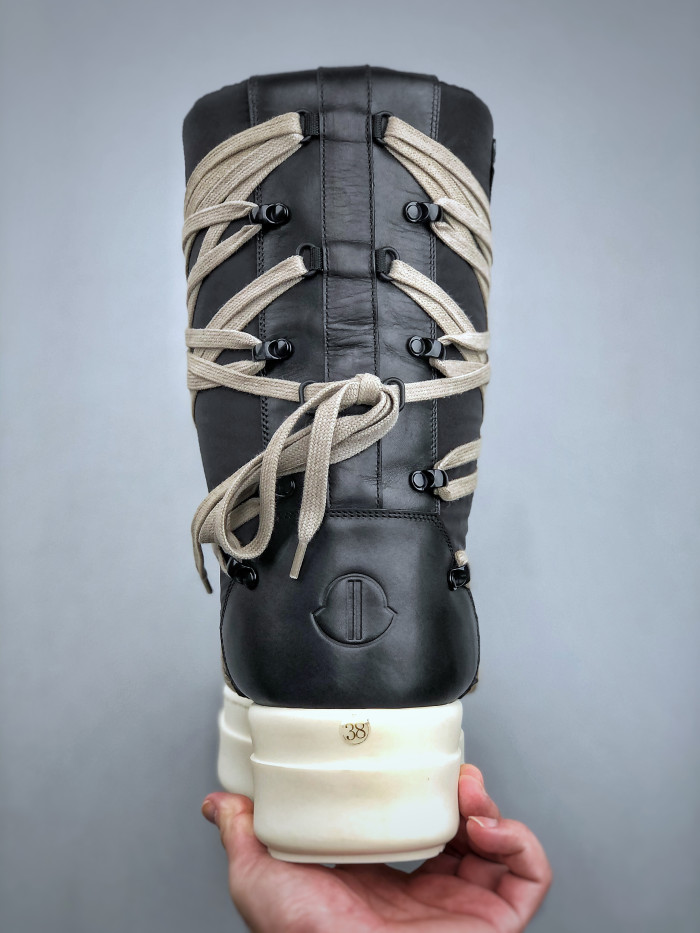 NIGO Moncler x Rick Owens DRKSHDW Crazy Strappy High-top Ski Boots #nigo335512