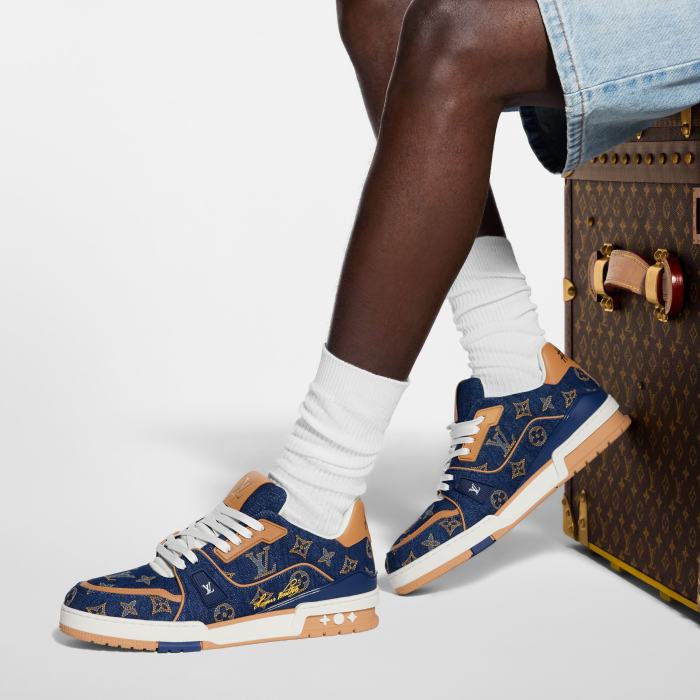 NIGO Louis Vuitton LV Trainer Sneaker Shoes 1AJ363 1AJ343 #nigo335591