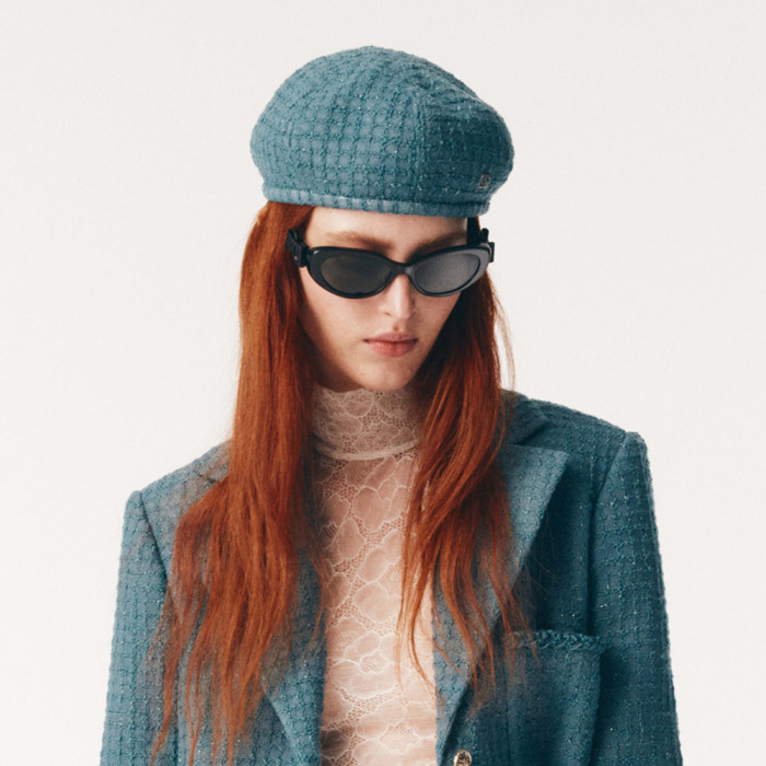 NIGO Chanel Cat Eye Sunglasses Acetate Calfskin #nigo335511