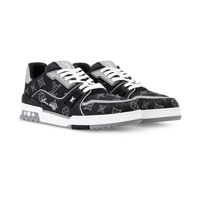 NIGO Louis Vuitton LV Trainer Sneaker Shoes 1AJ363 1AJ343 #nigo335591