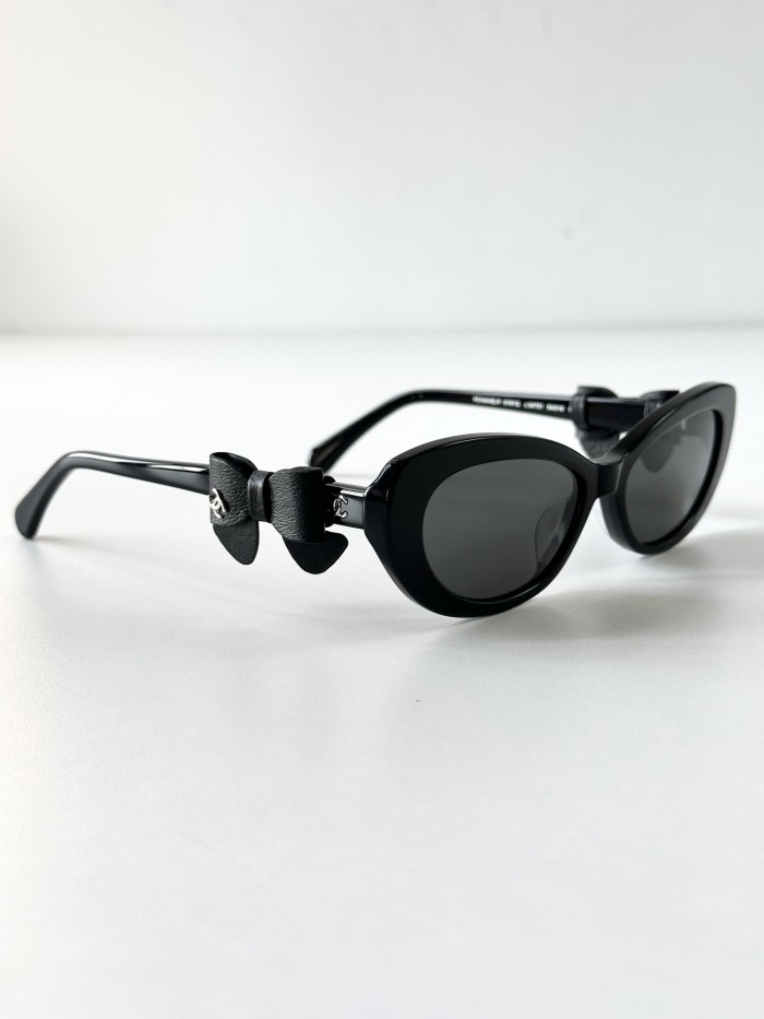 NIGO Chanel Cat Eye Sunglasses Acetate Calfskin #nigo335511