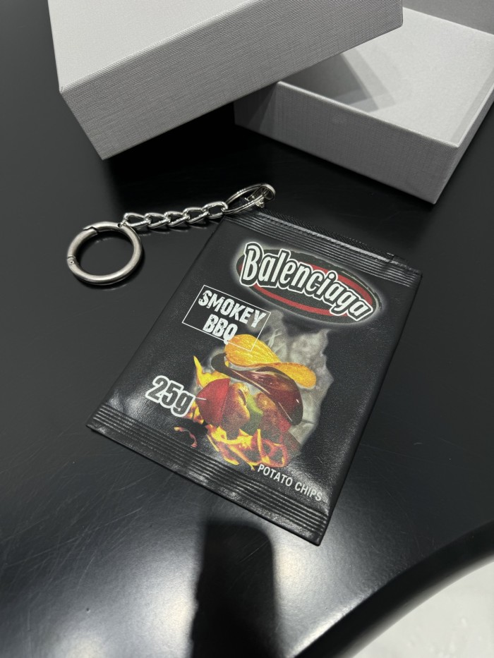 NIGO Balenciaga Charm keychain Chips in Black #nigo335603