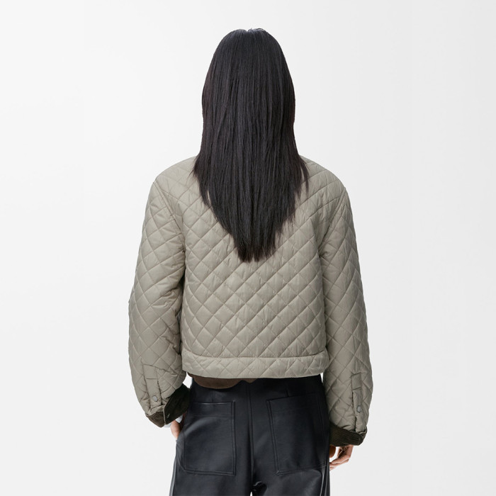 NIGO Loewe Short Jacket in Technical Fabric Grey #nigo335510