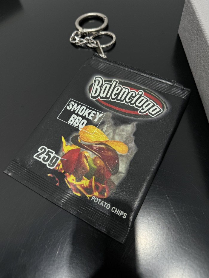 NIGO Balenciaga Charm keychain Chips in Black #nigo335603