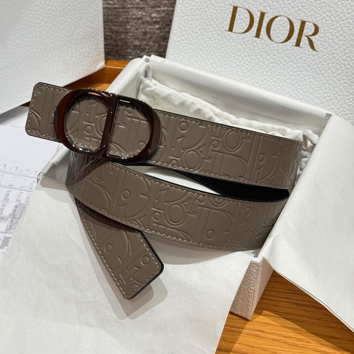 NIGO Dior Obligue Galaxy Printed 35mm Leather Belt#nigo335565