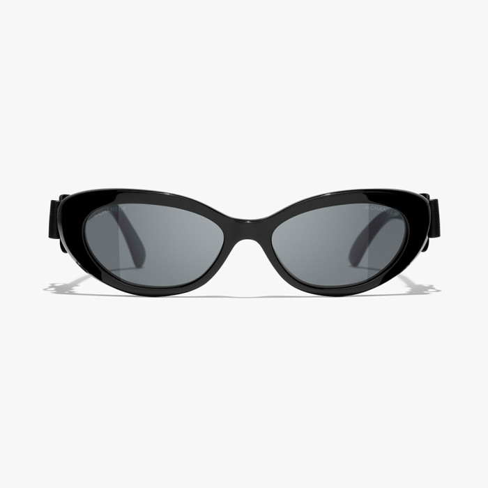 NIGO Chanel Cat Eye Sunglasses Acetate Calfskin #nigo335511