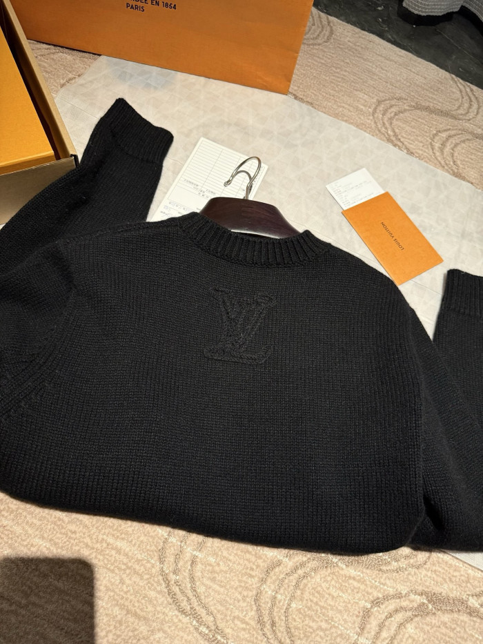 NIGO  Louis Vuitton Men's Embellished Knitted Crewneck 1AJBWY #nigo334453