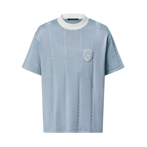 NIGO Louis Vuitton Silk-Cotton Short-Sleeved Crewneck 1AIJYI #nigo335509